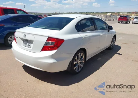 2012 Honda Civic Lx z USA, uszkodzony, nr VIN 2HGFB2F52CH587161